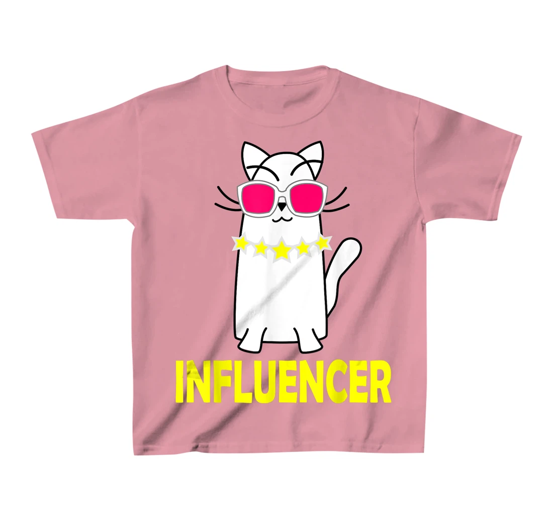 Womens Funny Celebrity Cat Wearing Glasses for Cat LoversE T-Shirt, Kid T-Shirt and Women T-Shirt