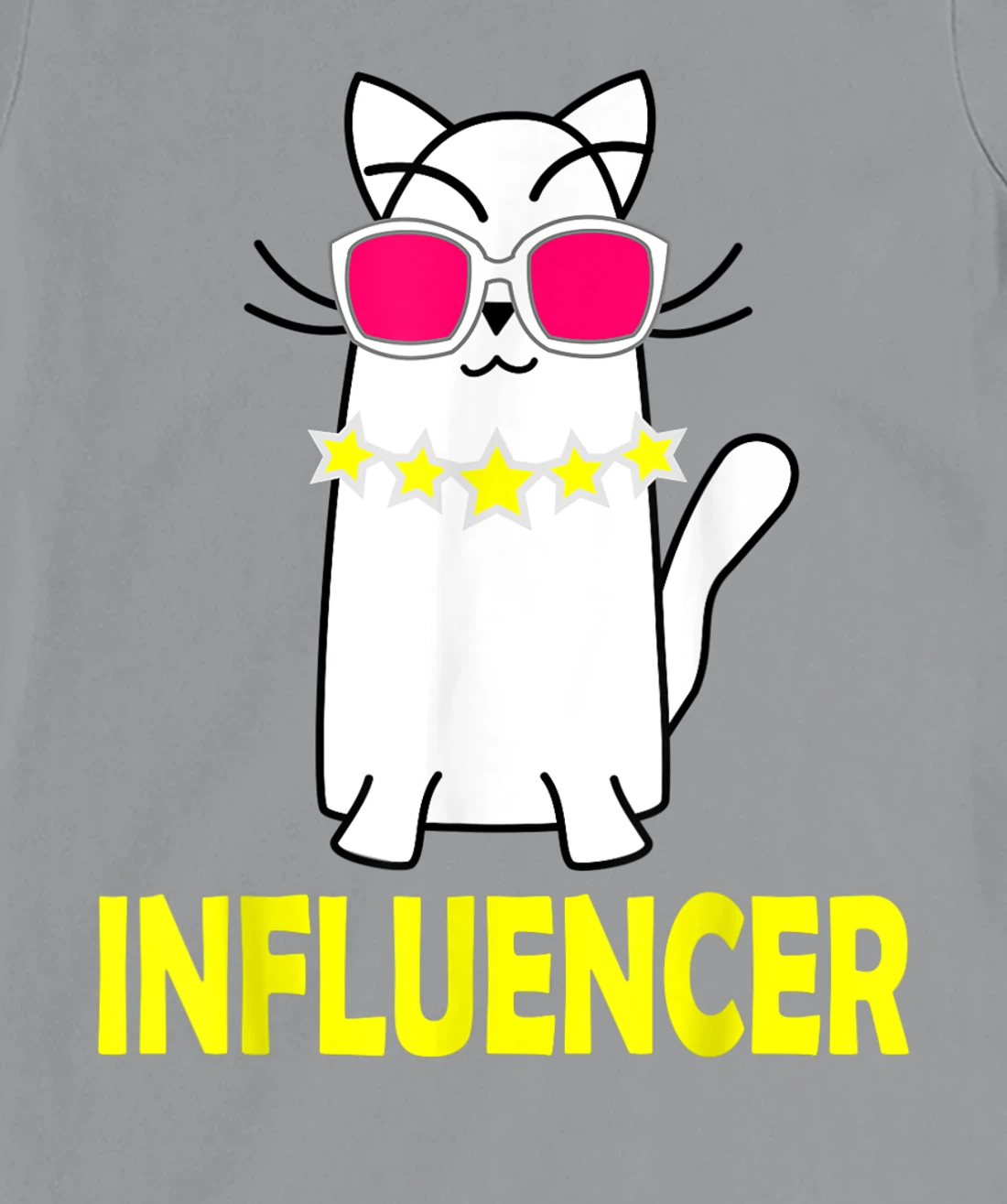 Womens Funny Celebrity Cat Wearing Glasses for Cat LoversE T-Shirt, Kid T-Shirt and Women T-Shirt