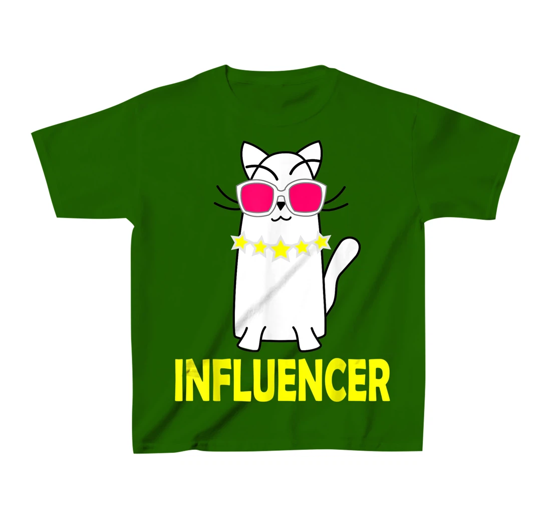 Womens Funny Celebrity Cat Wearing Glasses for Cat LoversE T-Shirt, Kid T-Shirt and Women T-Shirt