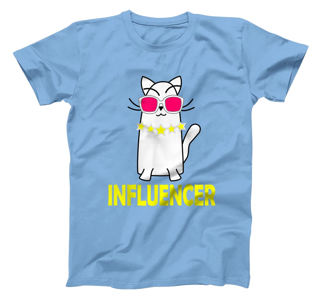Womens Funny Celebrity Cat Wearing Glasses for Cat LoversE T-Shirt, Kid T-Shirt and Women T-Shirt