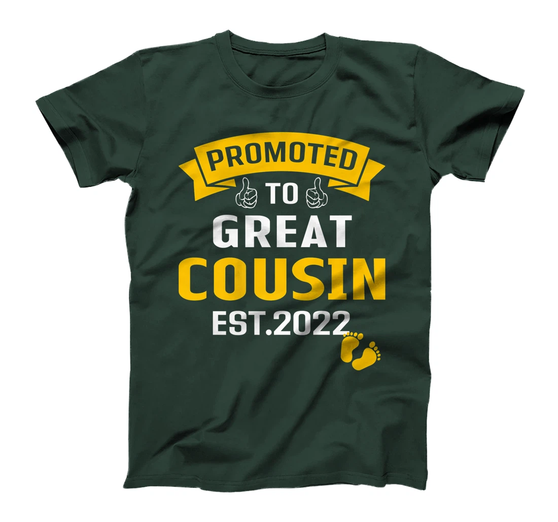 Vintage Promoted To Great Big Cousin Est 2022 Funny T-Shirt, Kid T-Shirt and Women T-Shirt
