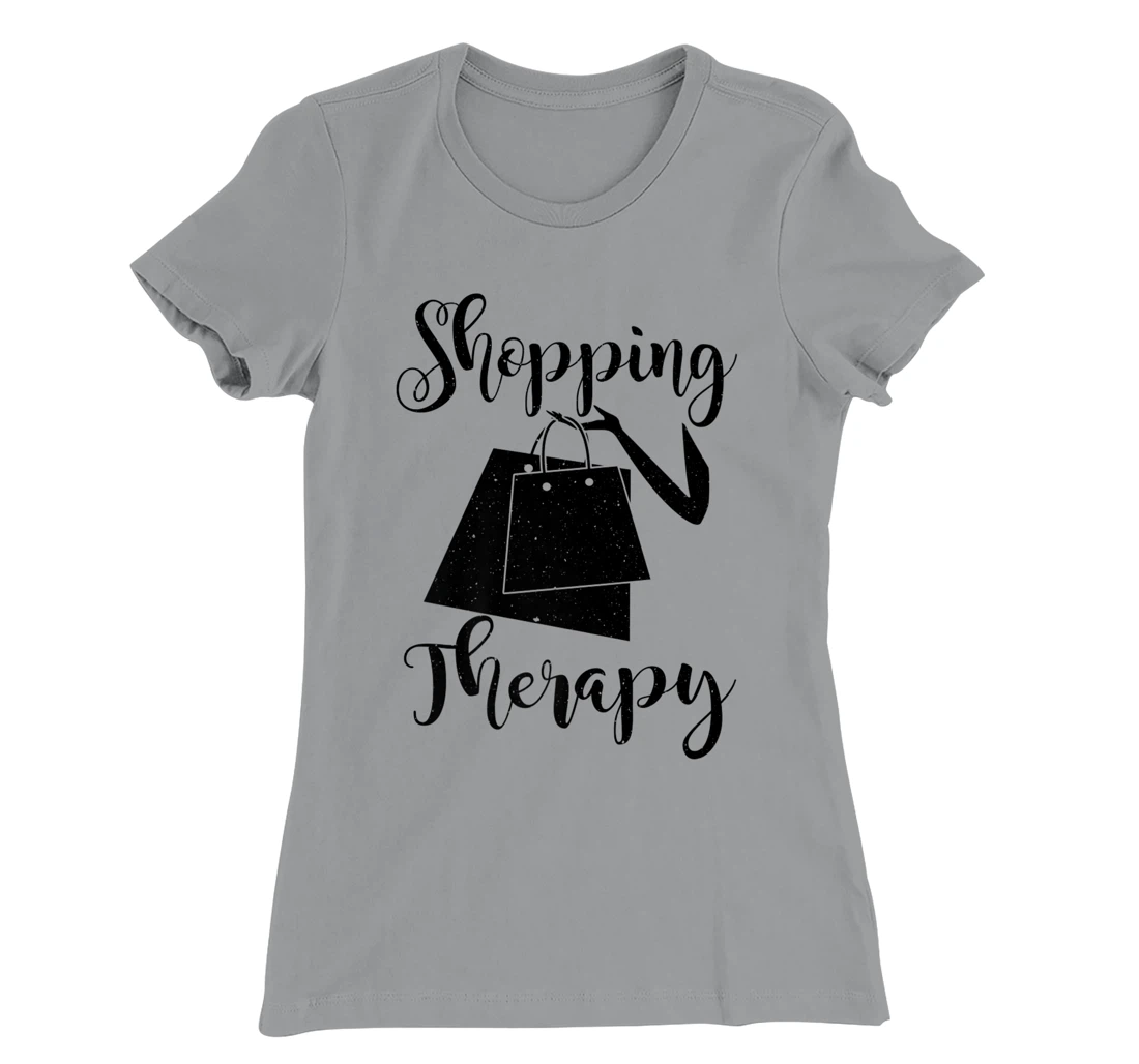 Womens Shopping Therapy - Funny Shopper T-Shirt, Kid T-Shirt and Women T-Shirt