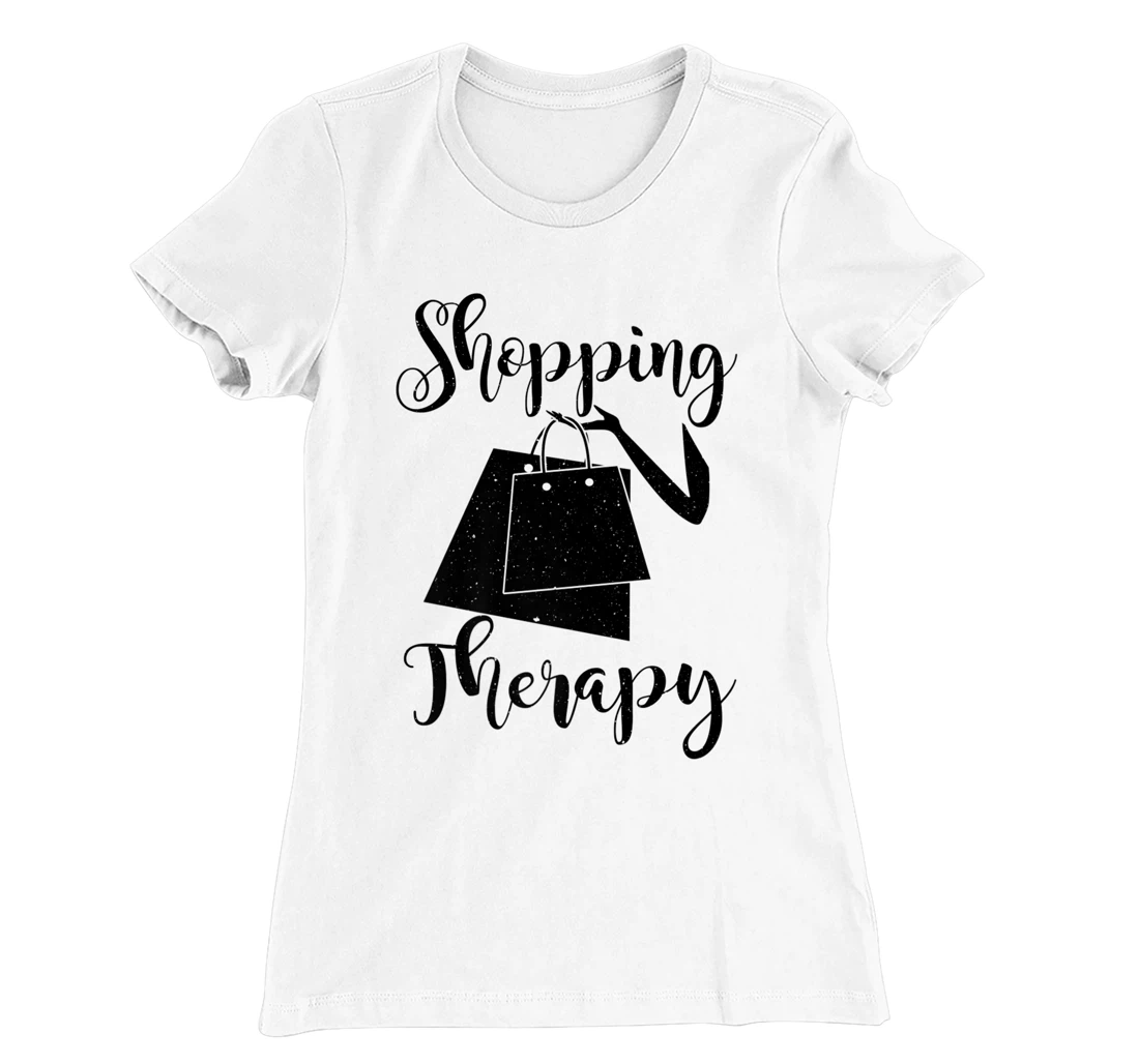 Womens Shopping Therapy - Funny Shopper T-Shirt, Kid T-Shirt and Women T-Shirt