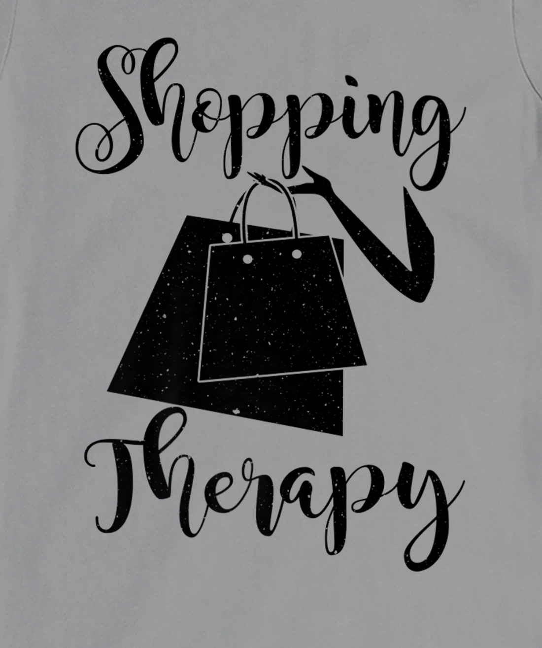 Womens Shopping Therapy - Funny Shopper T-Shirt, Kid T-Shirt and Women T-Shirt