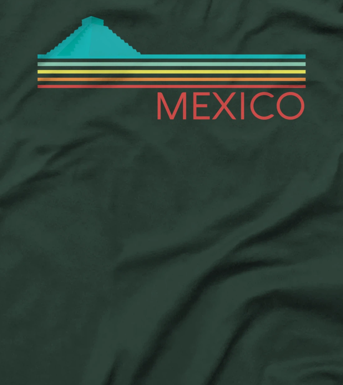 Mexico Retro Vacation Cancun Trip Mexican Resort Aztec Pride T-Shirt