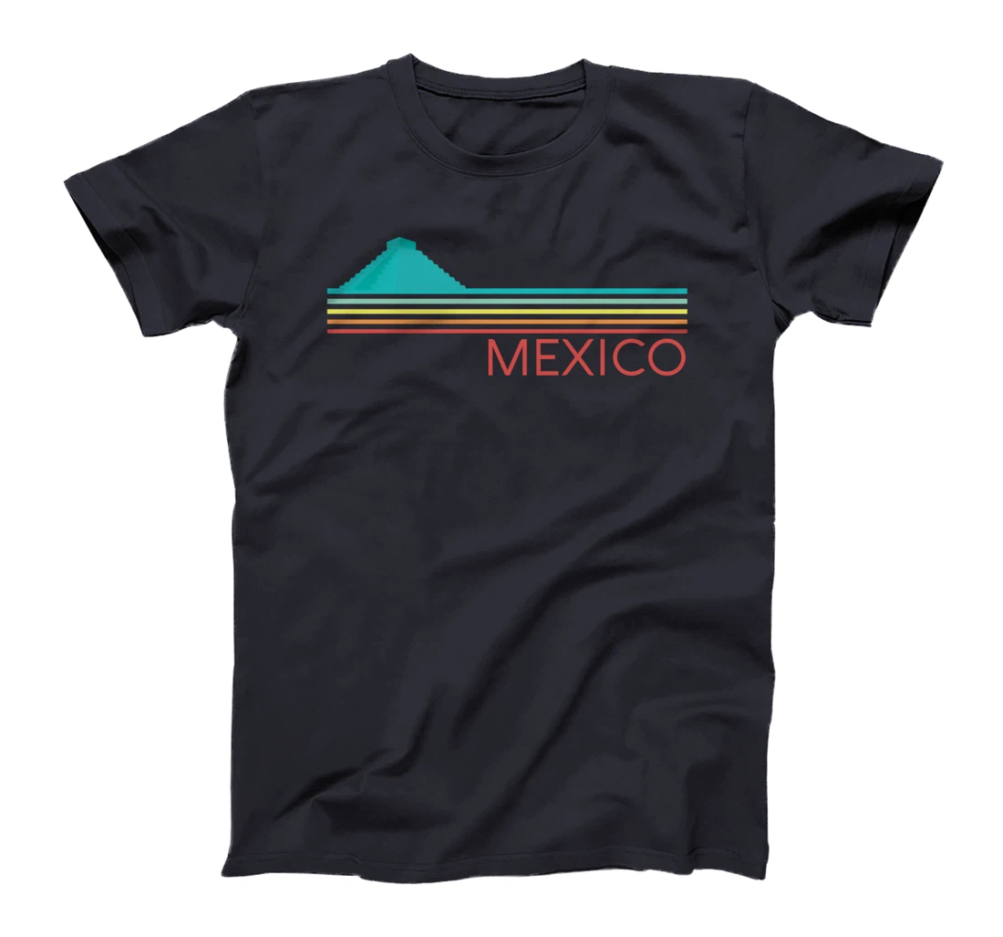 Mexico Retro Vacation Cancun Trip Mexican Resort Aztec Pride T-Shirt