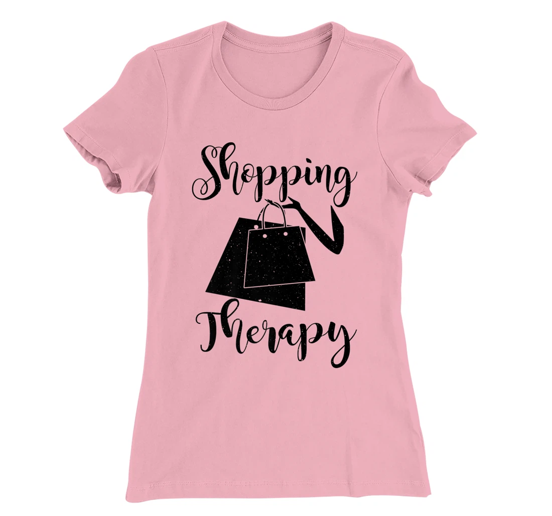 Womens Shopping Therapy - Funny Shopper T-Shirt, Kid T-Shirt and Women T-Shirt