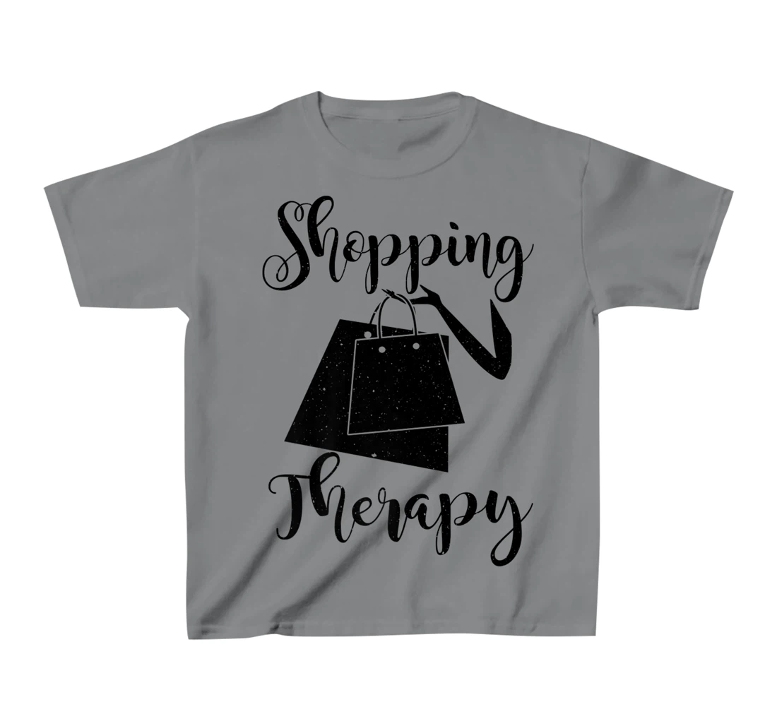 Womens Shopping Therapy - Funny Shopper T-Shirt, Kid T-Shirt and Women T-Shirt