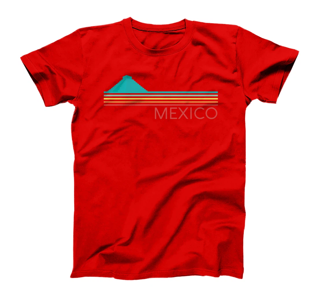 Mexico Retro Vacation Cancun Trip Mexican Resort Aztec Pride T-Shirt