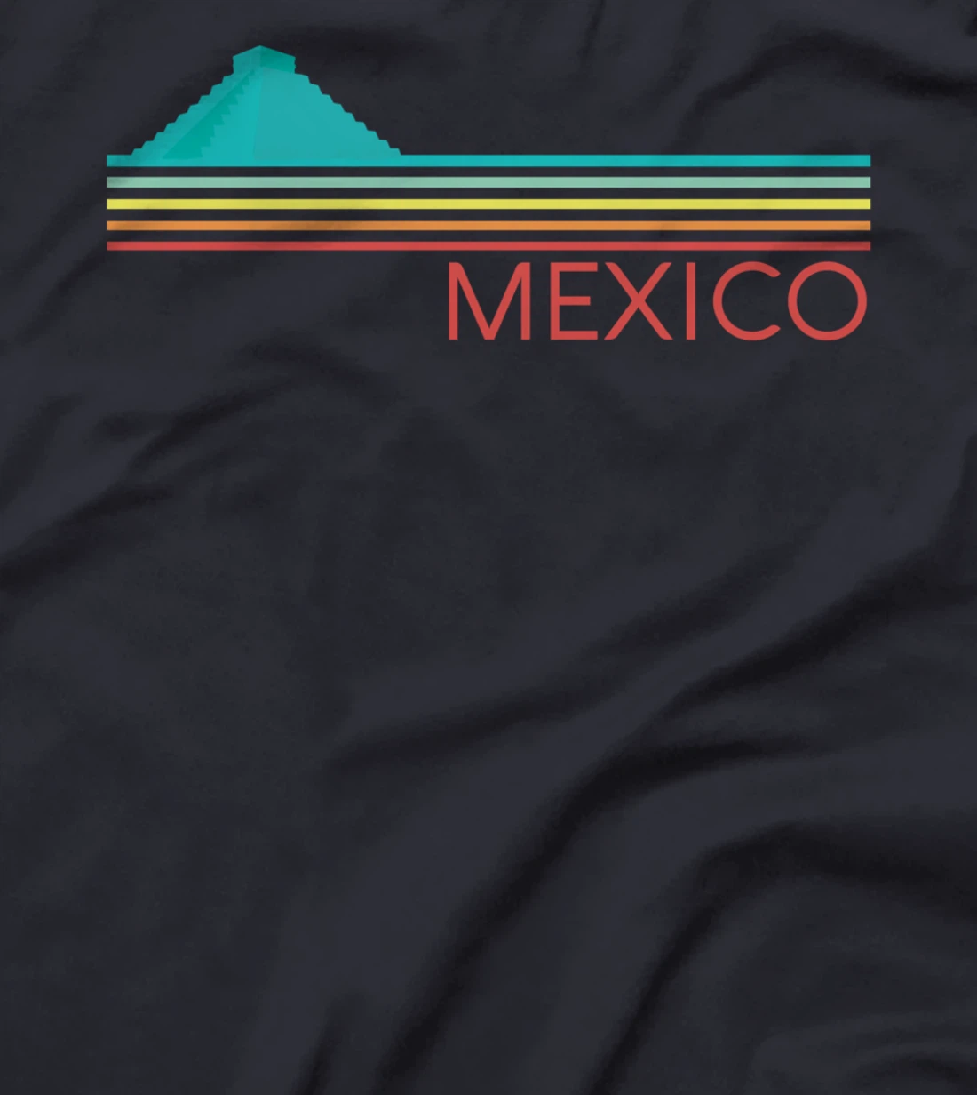 Mexico Retro Vacation Cancun Trip Mexican Resort Aztec Pride T-Shirt