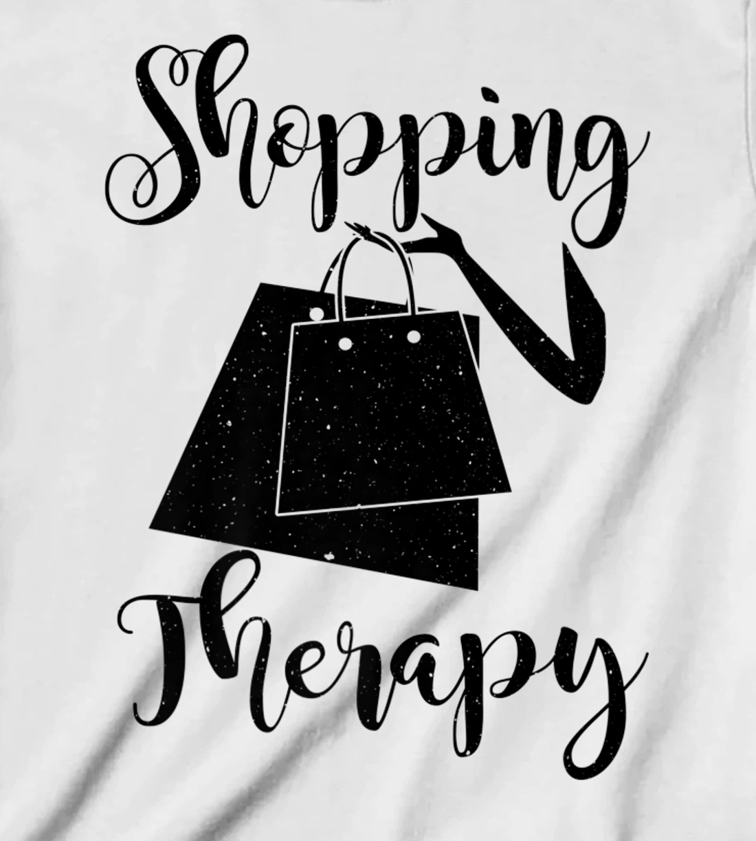 Womens Shopping Therapy - Funny Shopper T-Shirt, Kid T-Shirt and Women T-Shirt