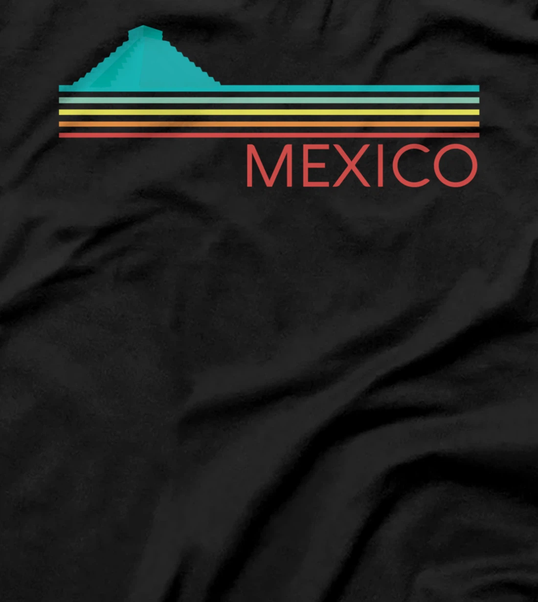 Mexico Retro Vacation Cancun Trip Mexican Resort Aztec Pride T-Shirt