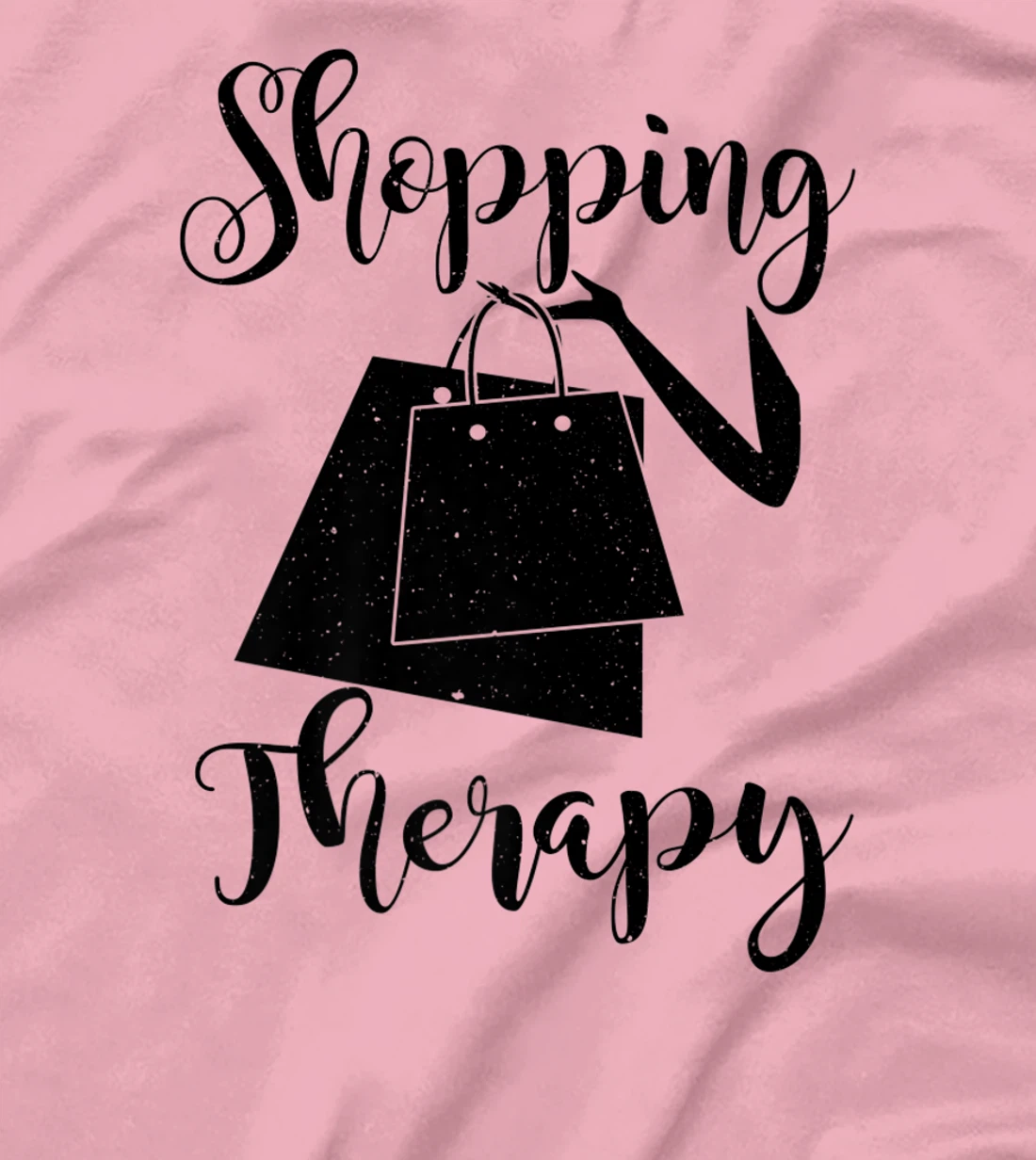 Womens Shopping Therapy - Funny Shopper T-Shirt, Kid T-Shirt and Women T-Shirt