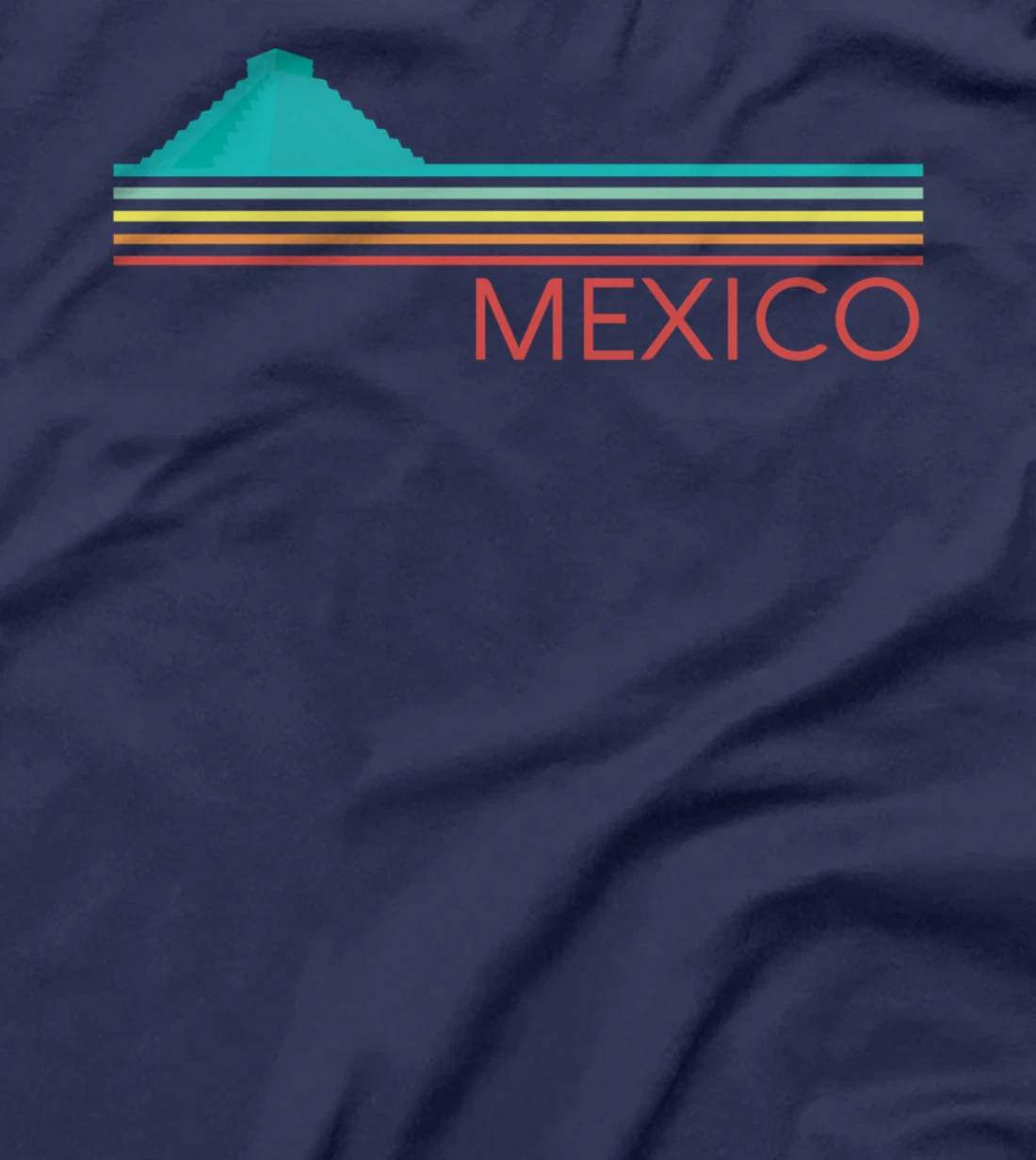 Mexico Retro Vacation Cancun Trip Mexican Resort Aztec Pride T-Shirt