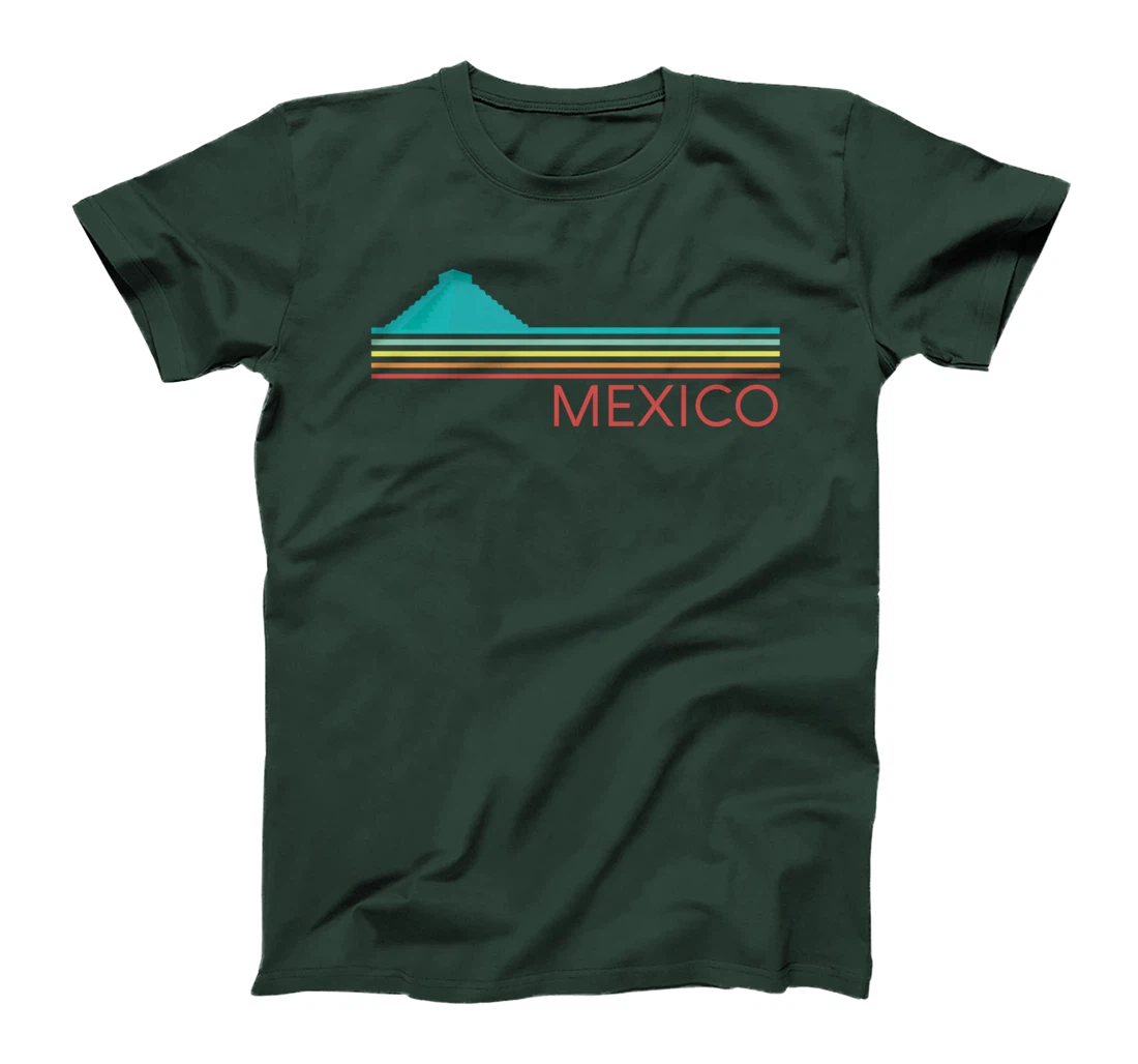 Mexico Retro Vacation Cancun Trip Mexican Resort Aztec Pride T-Shirt