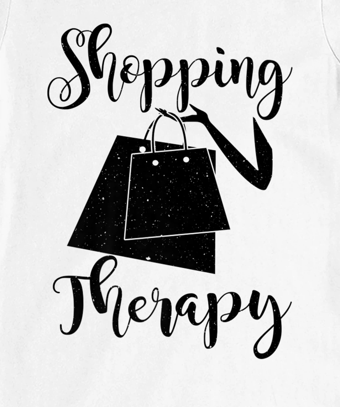 Womens Shopping Therapy - Funny Shopper T-Shirt, Kid T-Shirt and Women T-Shirt