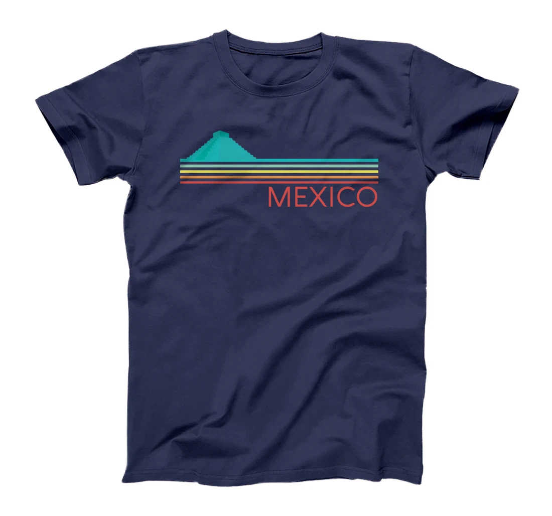 Mexico Retro Vacation Cancun Trip Mexican Resort Aztec Pride T-Shirt