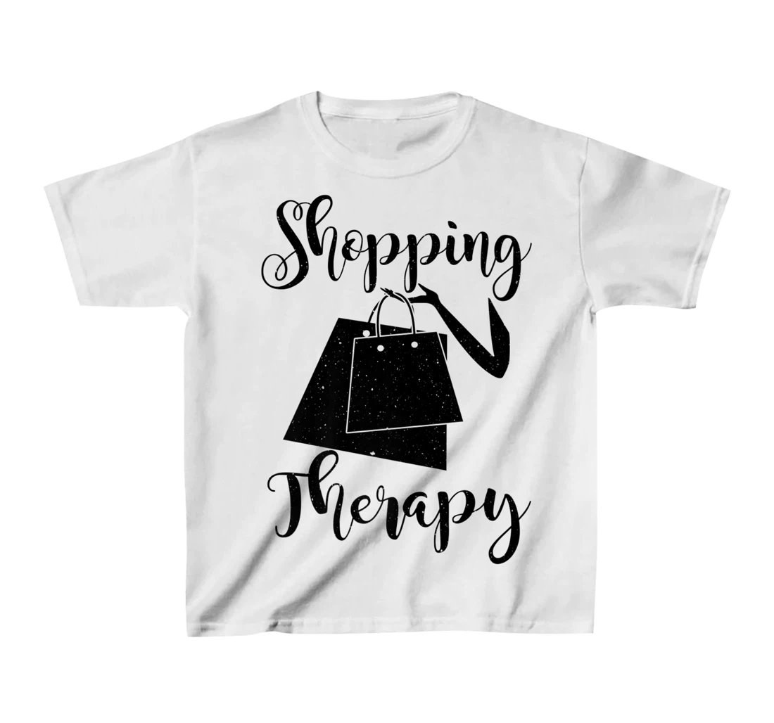Womens Shopping Therapy - Funny Shopper T-Shirt, Kid T-Shirt and Women T-Shirt