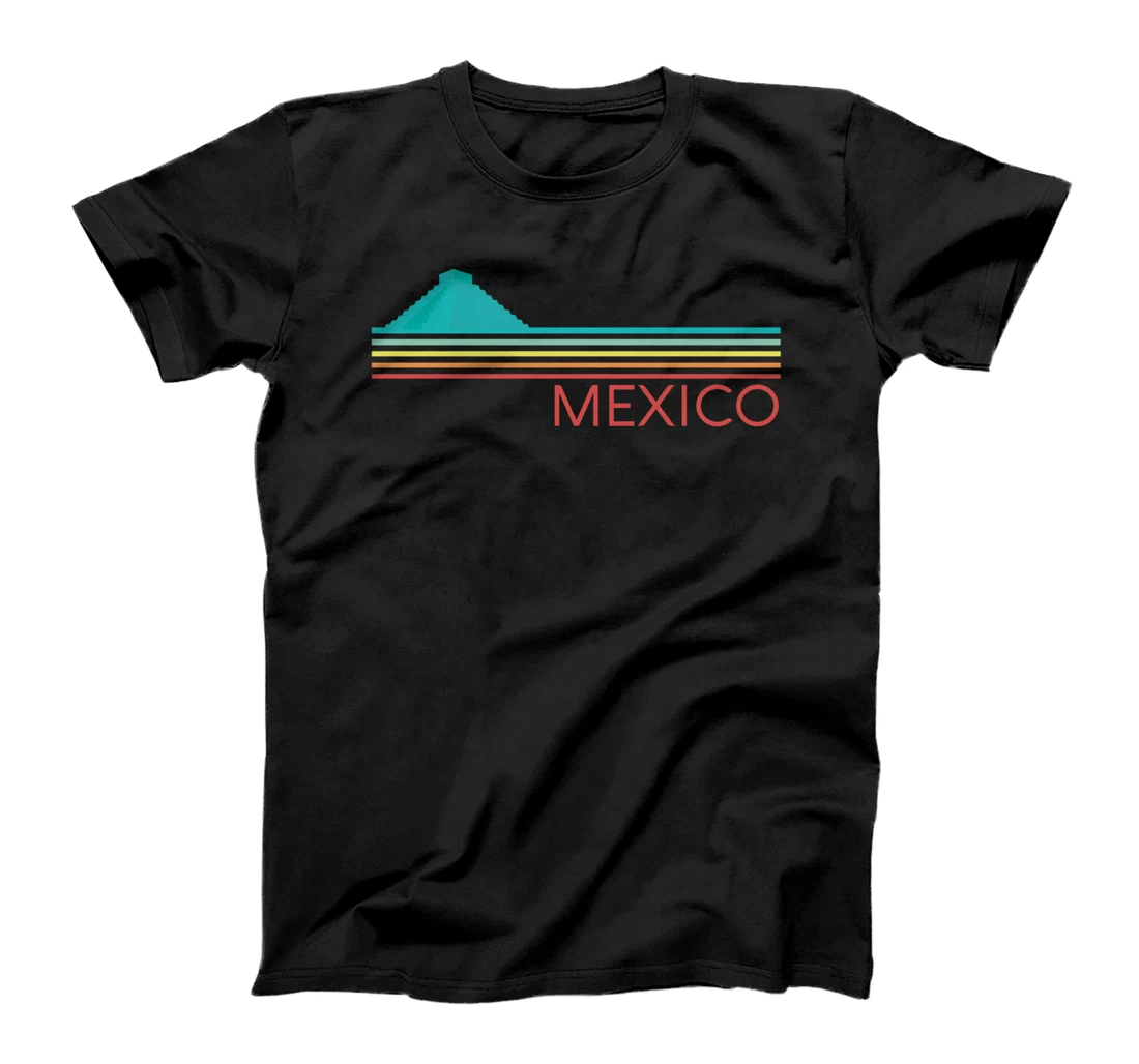 Mexico Retro Vacation Cancun Trip Mexican Resort Aztec Pride T-Shirt