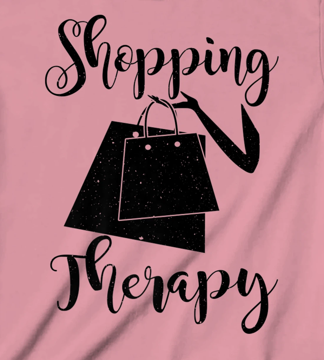 Womens Shopping Therapy - Funny Shopper T-Shirt, Kid T-Shirt and Women T-Shirt