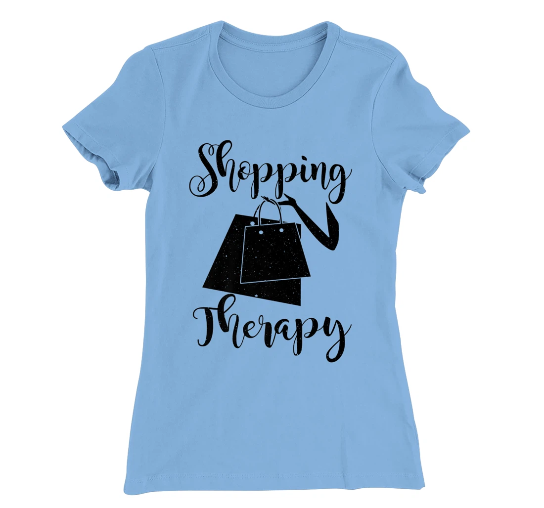 Womens Shopping Therapy - Funny Shopper T-Shirt, Kid T-Shirt and Women T-Shirt