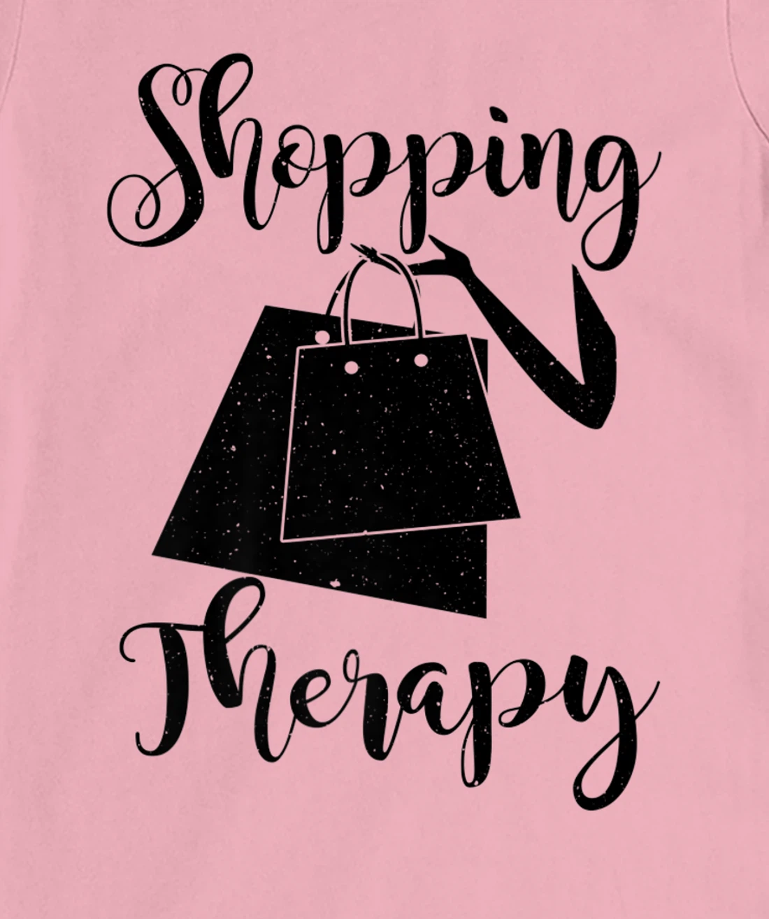 Womens Shopping Therapy - Funny Shopper T-Shirt, Kid T-Shirt and Women T-Shirt