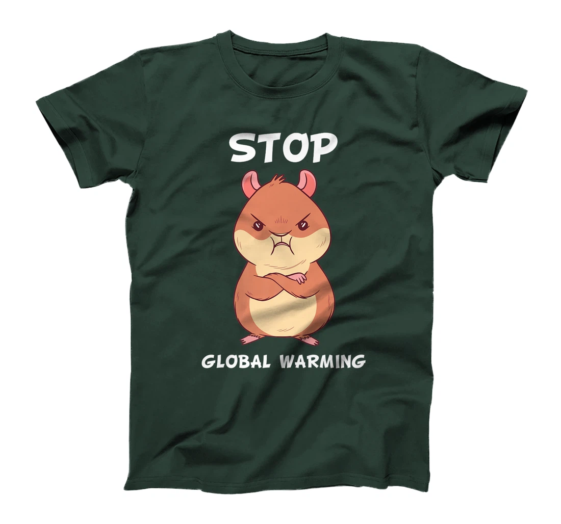 Climate change global heating CO2 ecosystem evil hamster T-Shirt, Kid T-Shirt and Women T-Shirt