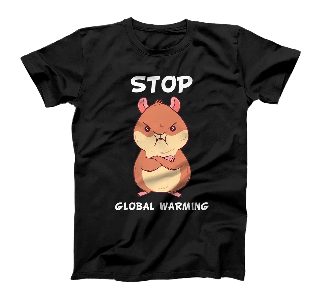Climate change global heating CO2 ecosystem evil hamster T-Shirt, Kid T-Shirt and Women T-Shirt
