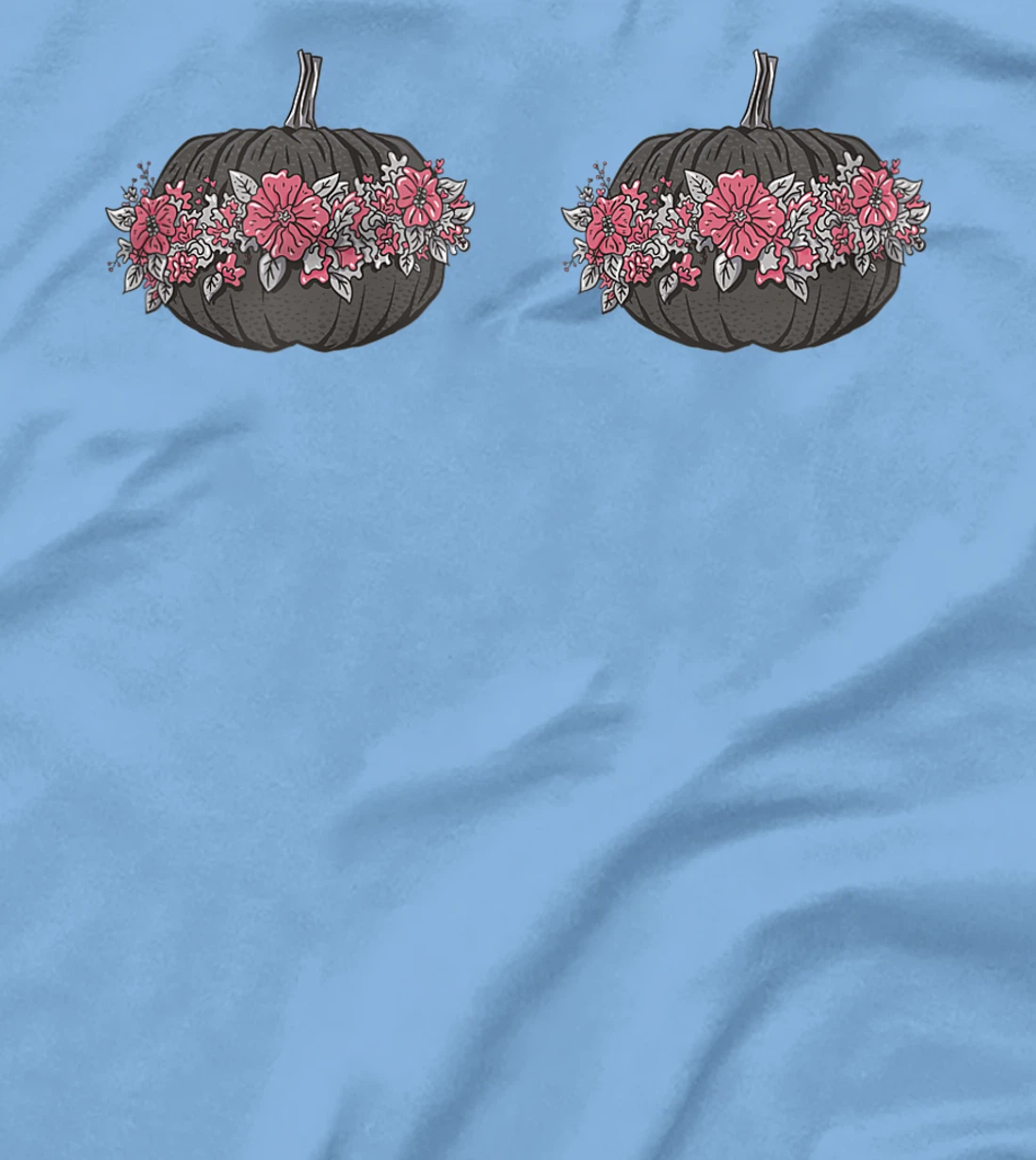 Womens Breast Cancer Awareness In October We Wear Pink Pumpkin T-Shirt, Women T-Shirt