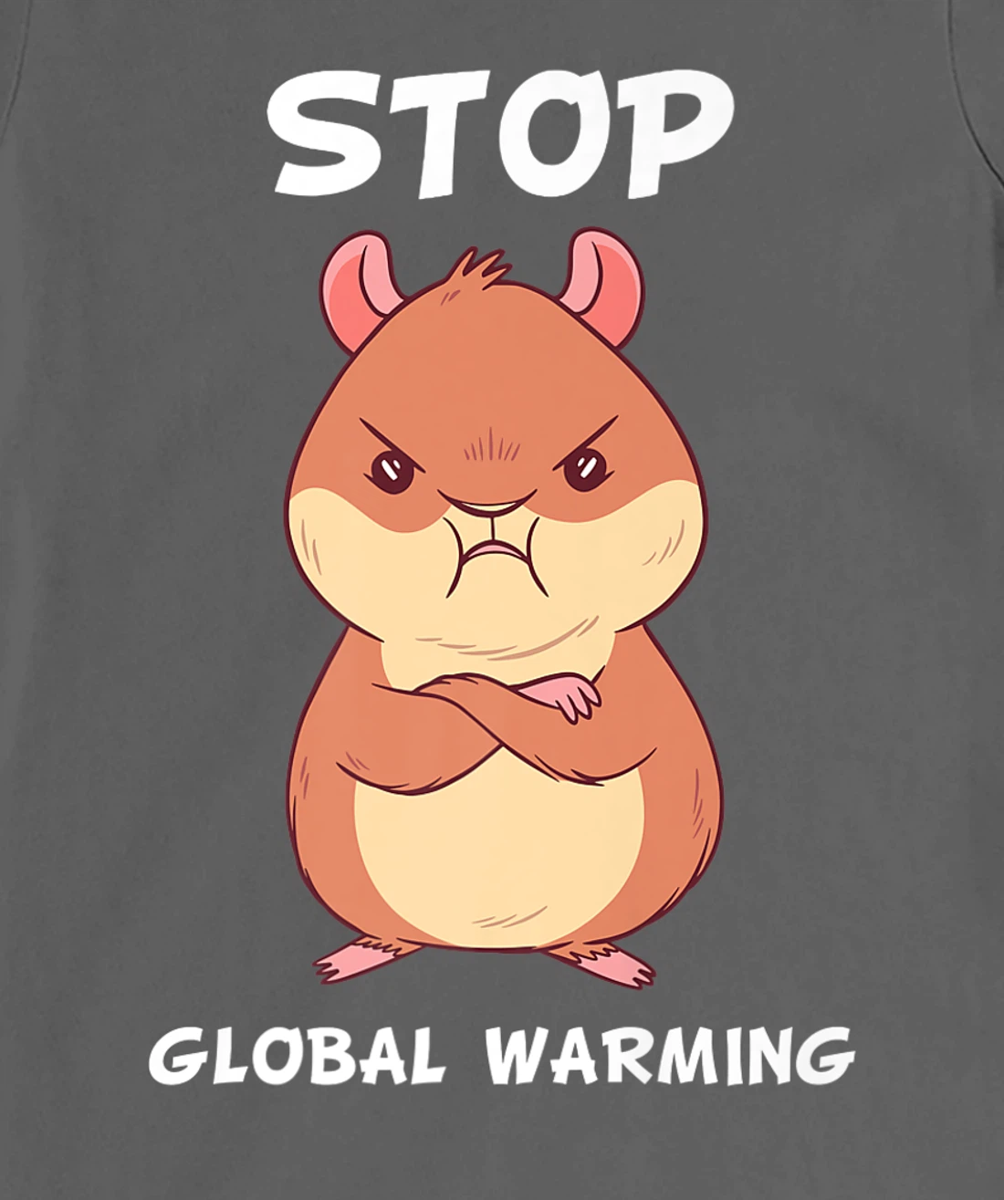 Climate change global heating CO2 ecosystem evil hamster T-Shirt, Kid T-Shirt and Women T-Shirt