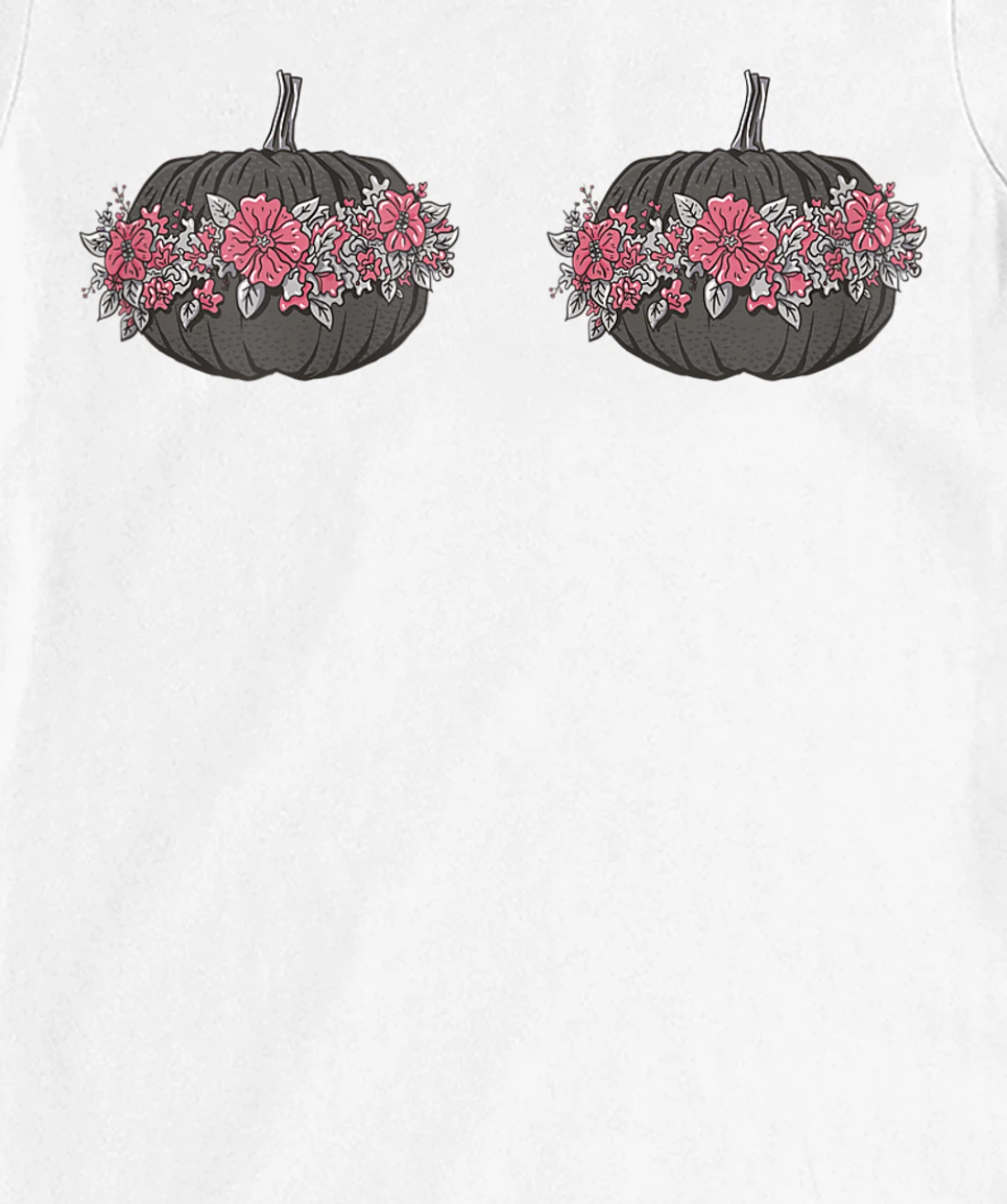 Womens Breast Cancer Awareness In October We Wear Pink Pumpkin T-Shirt, Women T-Shirt