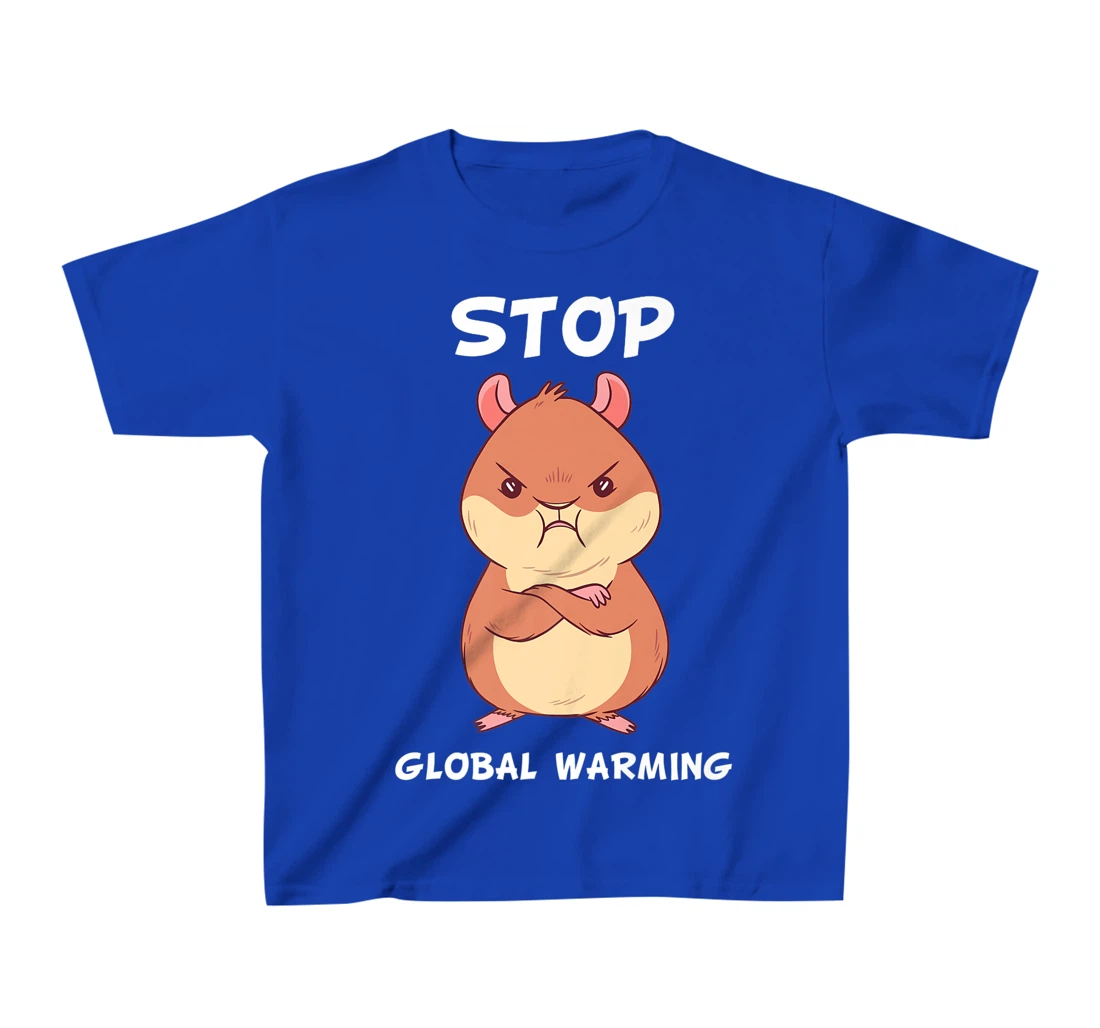 Climate change global heating CO2 ecosystem evil hamster T-Shirt, Kid T-Shirt and Women T-Shirt