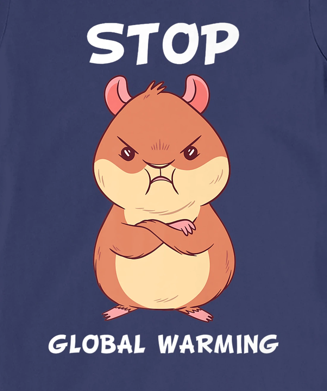 Climate change global heating CO2 ecosystem evil hamster T-Shirt, Kid T-Shirt and Women T-Shirt