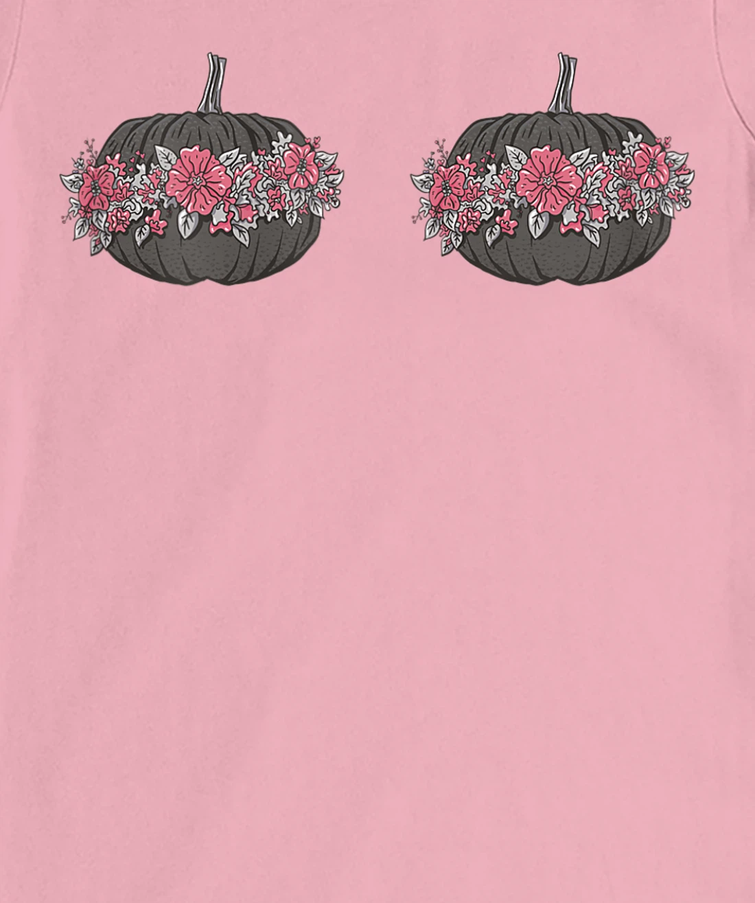 Womens Breast Cancer Awareness In October We Wear Pink Pumpkin T-Shirt, Women T-Shirt