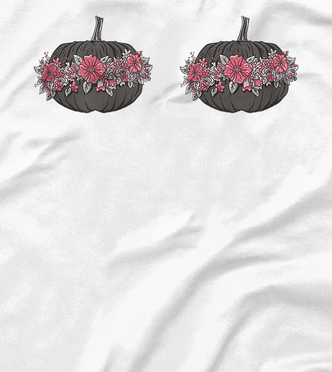 Womens Breast Cancer Awareness In October We Wear Pink Pumpkin T-Shirt, Women T-Shirt