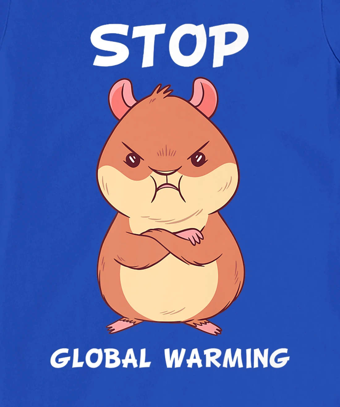 Climate change global heating CO2 ecosystem evil hamster T-Shirt, Kid T-Shirt and Women T-Shirt