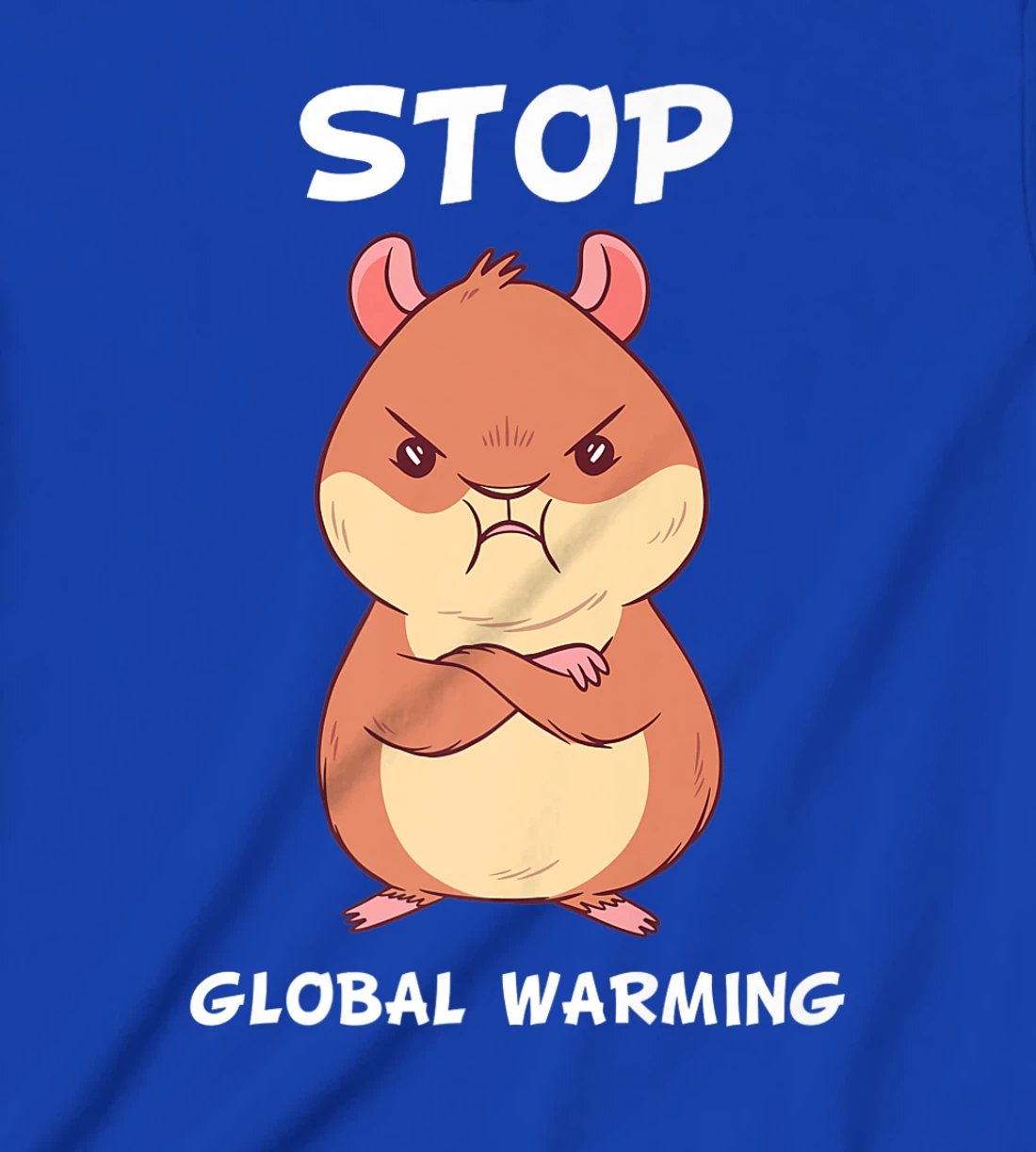 Climate change global heating CO2 ecosystem evil hamster T-Shirt, Kid T-Shirt and Women T-Shirt