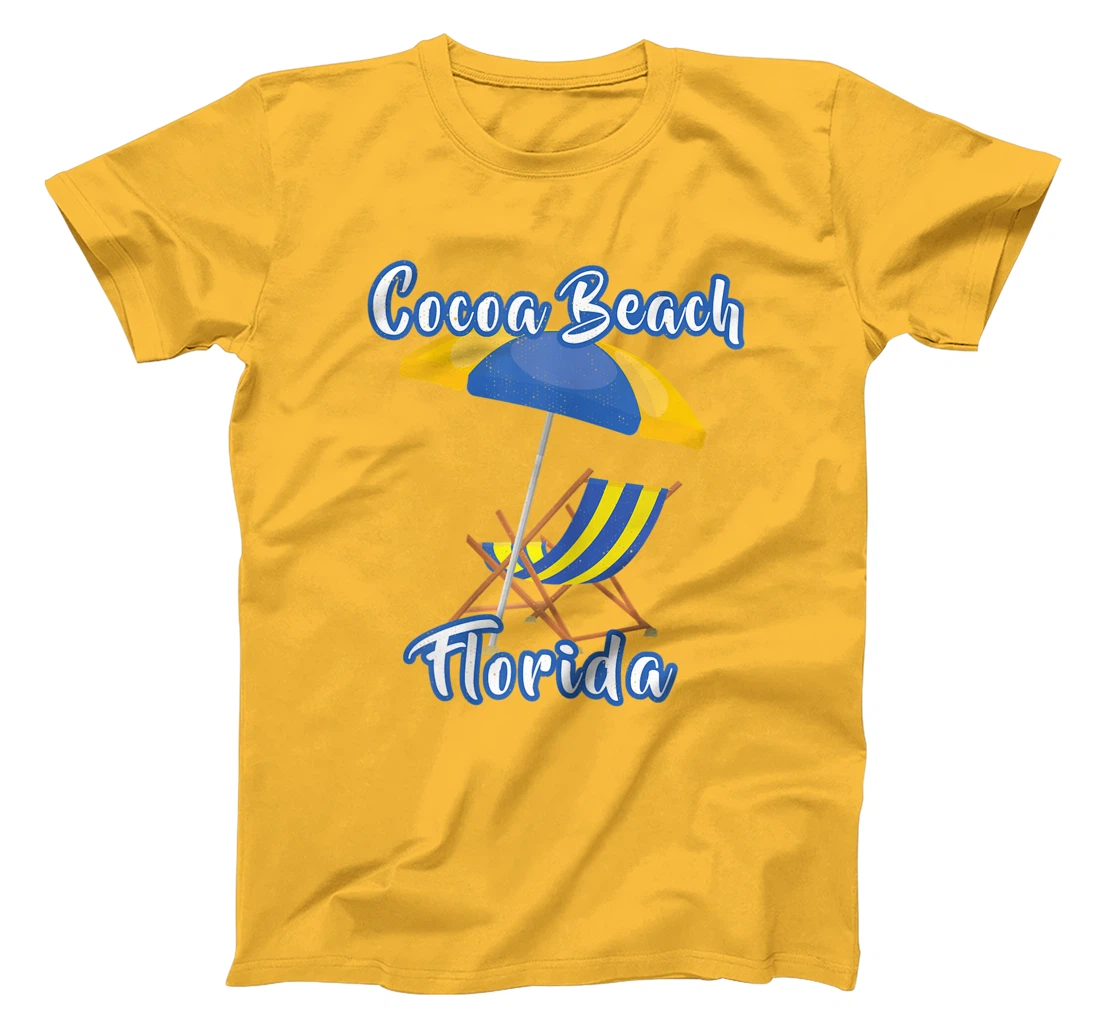 Womens Distressed Cocoa Beach Florida Summer Vacation Beach Chair T-Shirt, Kid T-Shirt and Women T-Shirt
