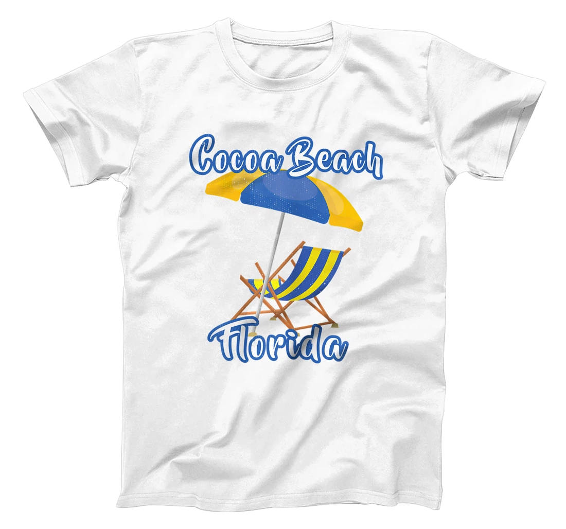 Womens Distressed Cocoa Beach Florida Summer Vacation Beach Chair T-Shirt, Kid T-Shirt and Women T-Shirt
