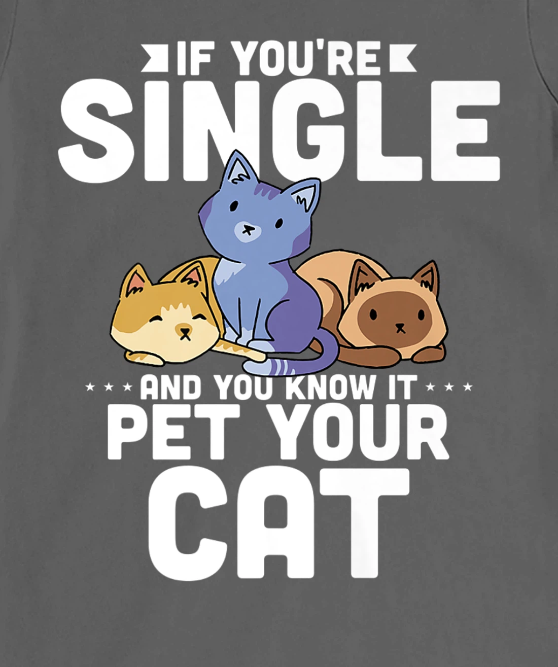If You're Single And You Know It Pet Your Cat T-Shirt, Women T-Shirt
