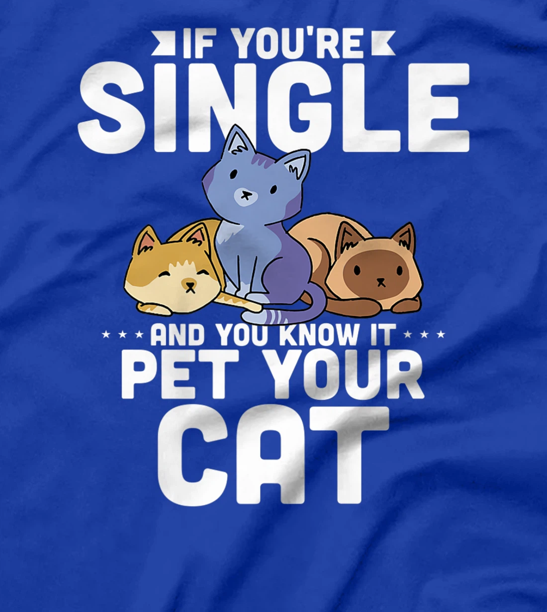 If You're Single And You Know It Pet Your Cat T-Shirt, Women T-Shirt