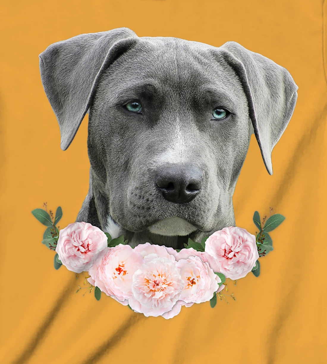 Womens Gray Pit Bull Blue Eye Dog Pitbull Mom Beautiful Pit Bull T-Shirt, Kid T-Shirt and Women T-Shirt