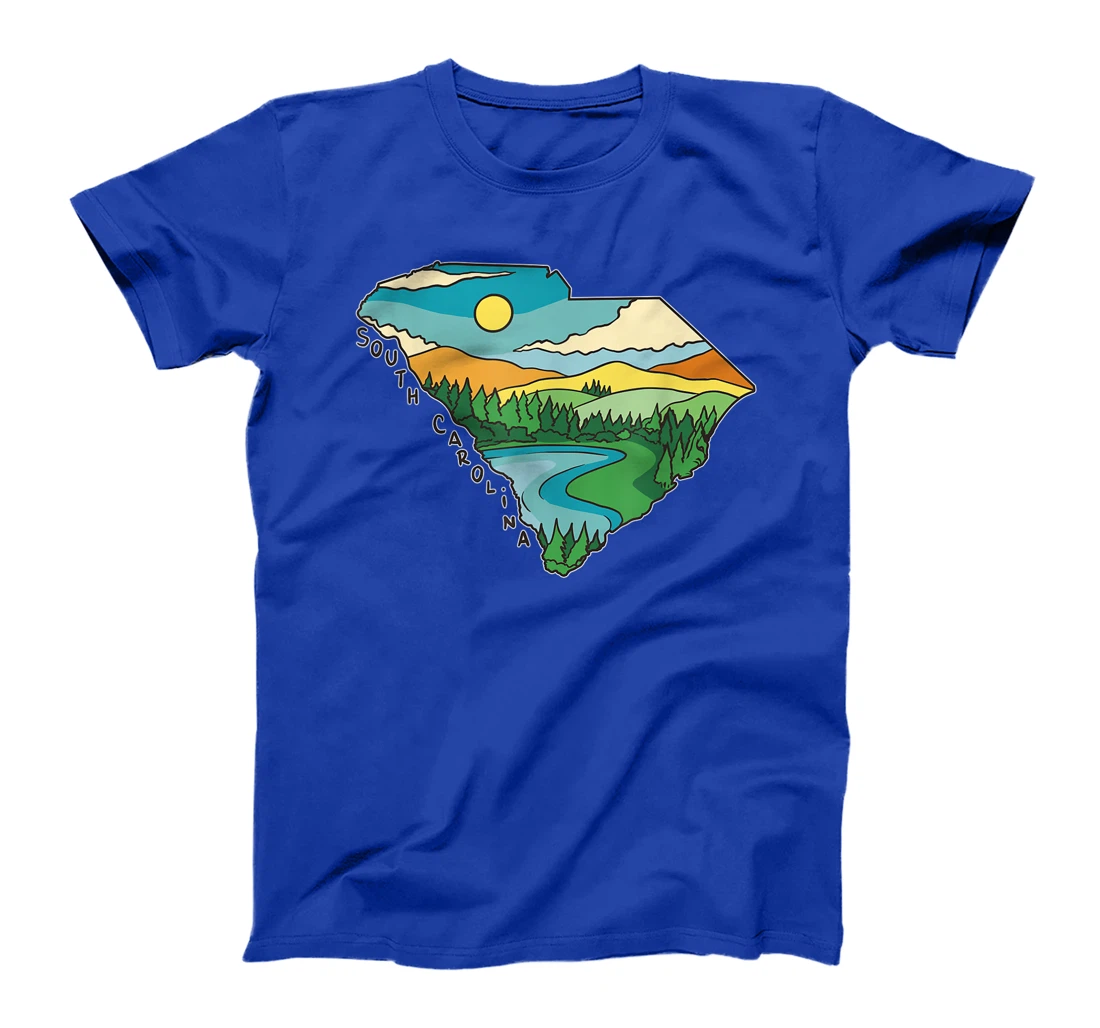 South Carolina Outdoors Retro Nature Lover Graphic T-Shirt, Kid T-Shirt and Women T-Shirt