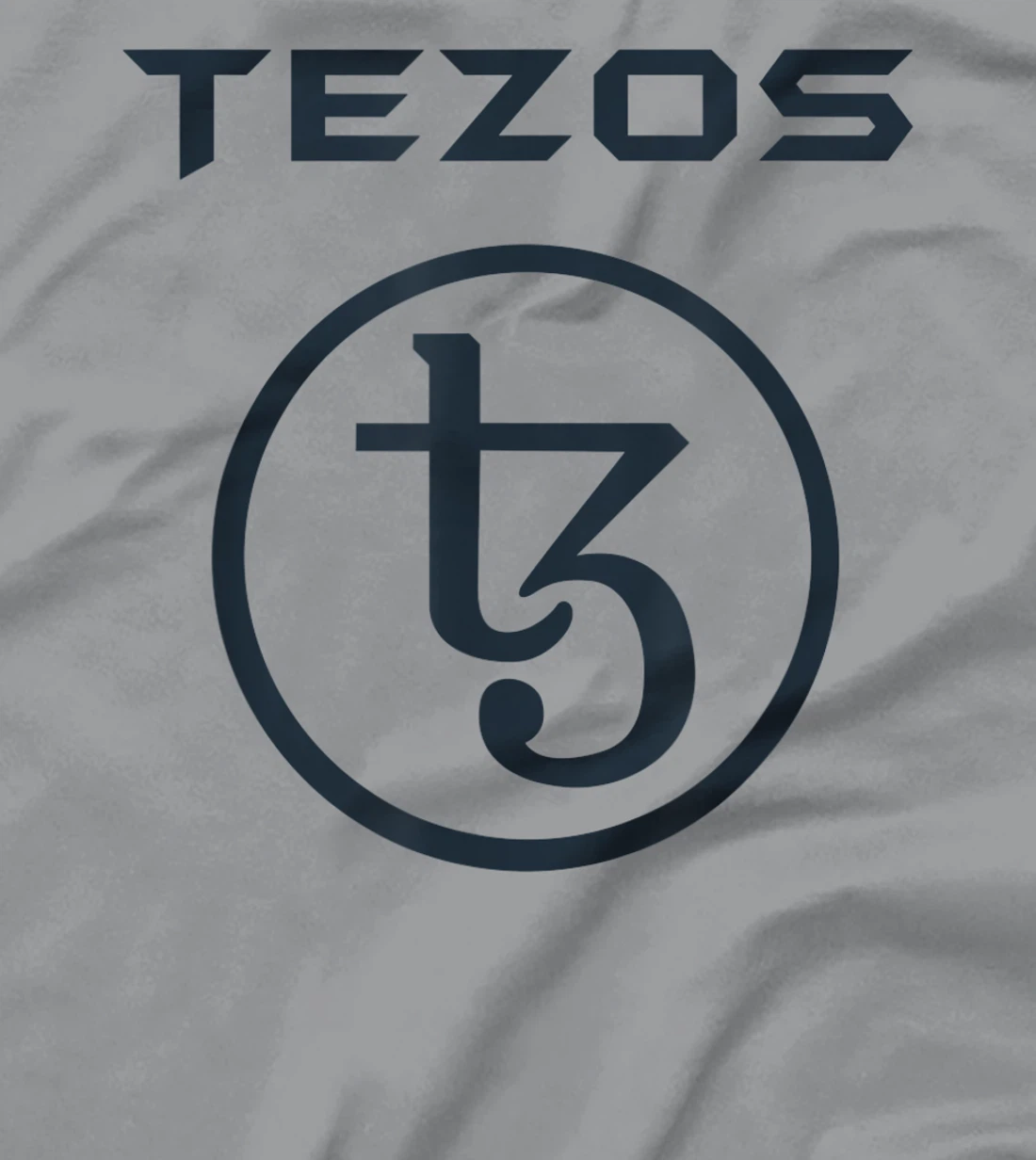 TEZOS XTZ Crypto Token Blockchain HODL distressed Dark logo T-Shirt, Women T-Shirt