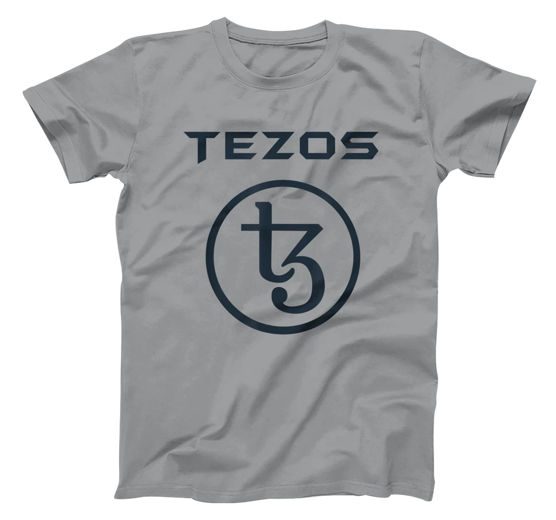 TEZOS XTZ Crypto Token Blockchain HODL distressed Dark logo T-Shirt, Women T-Shirt