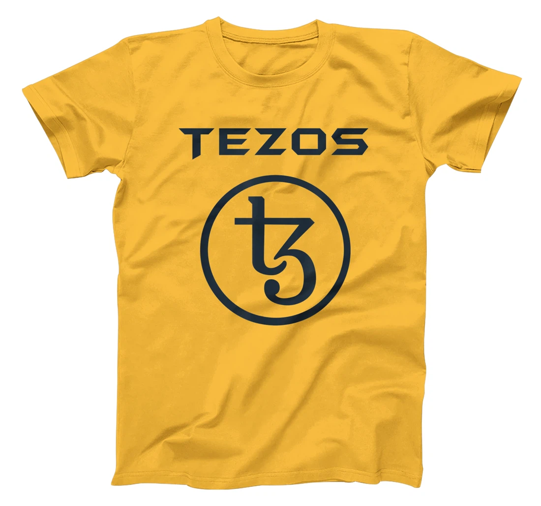 TEZOS XTZ Crypto Token Blockchain HODL distressed Dark logo T-Shirt, Women T-Shirt