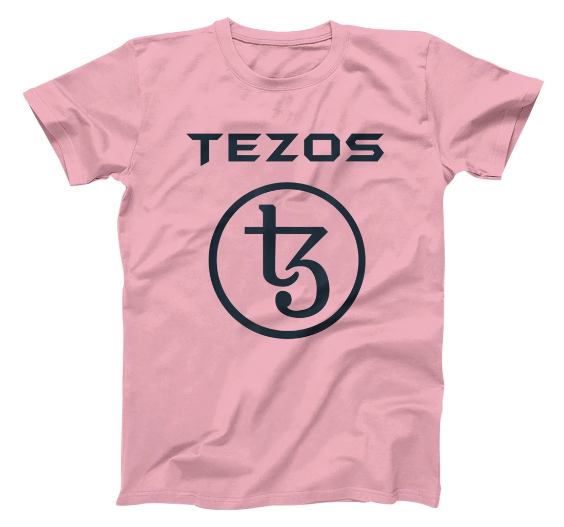 TEZOS XTZ Crypto Token Blockchain HODL distressed Dark logo T-Shirt, Women T-Shirt