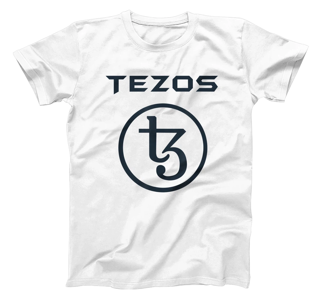 TEZOS XTZ Crypto Token Blockchain HODL distressed Dark logo T-Shirt, Women T-Shirt