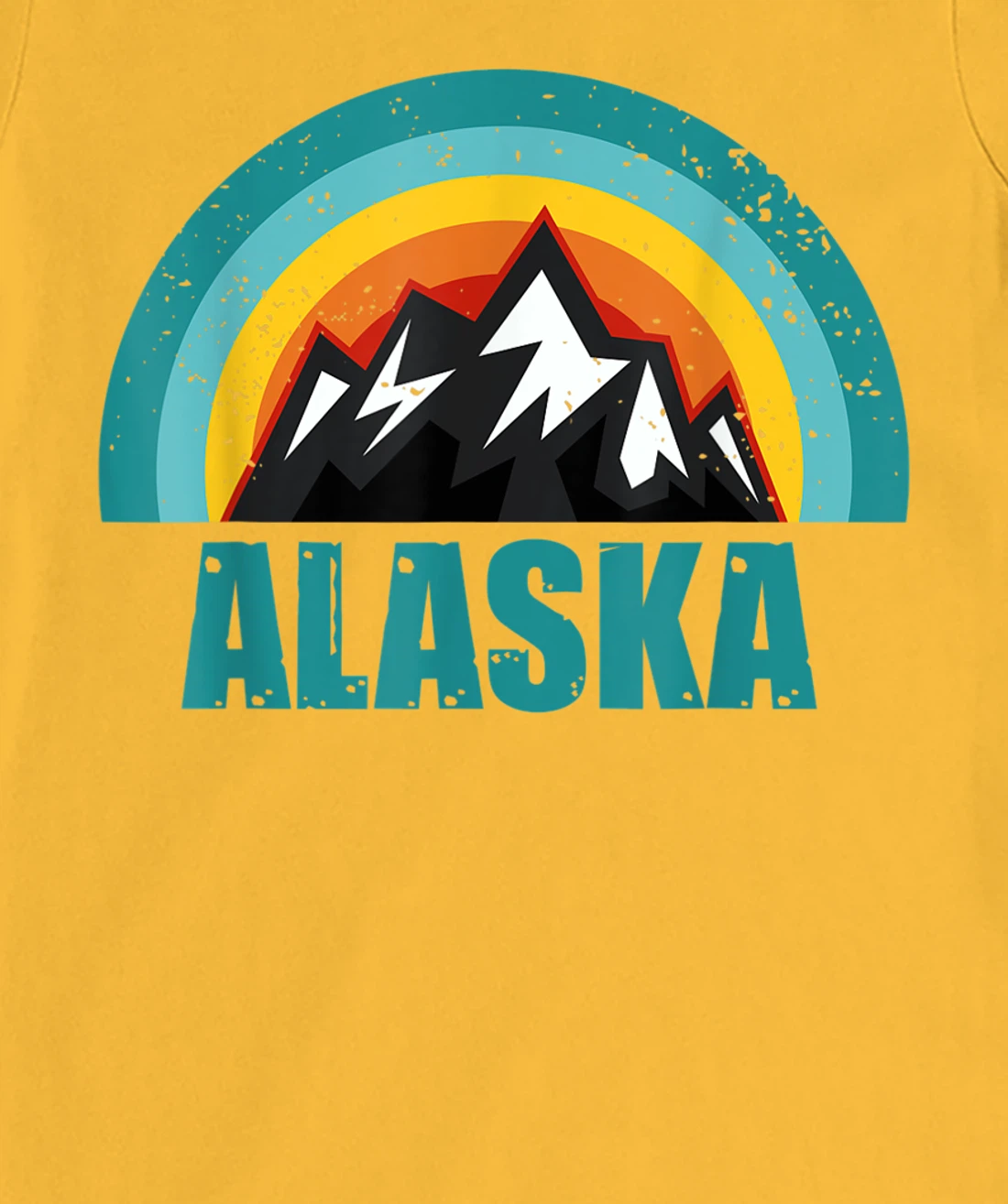Womens Alaska Retro Sunset Gifts American States T-Shirt, Kid T-Shirt and Women T-Shirt