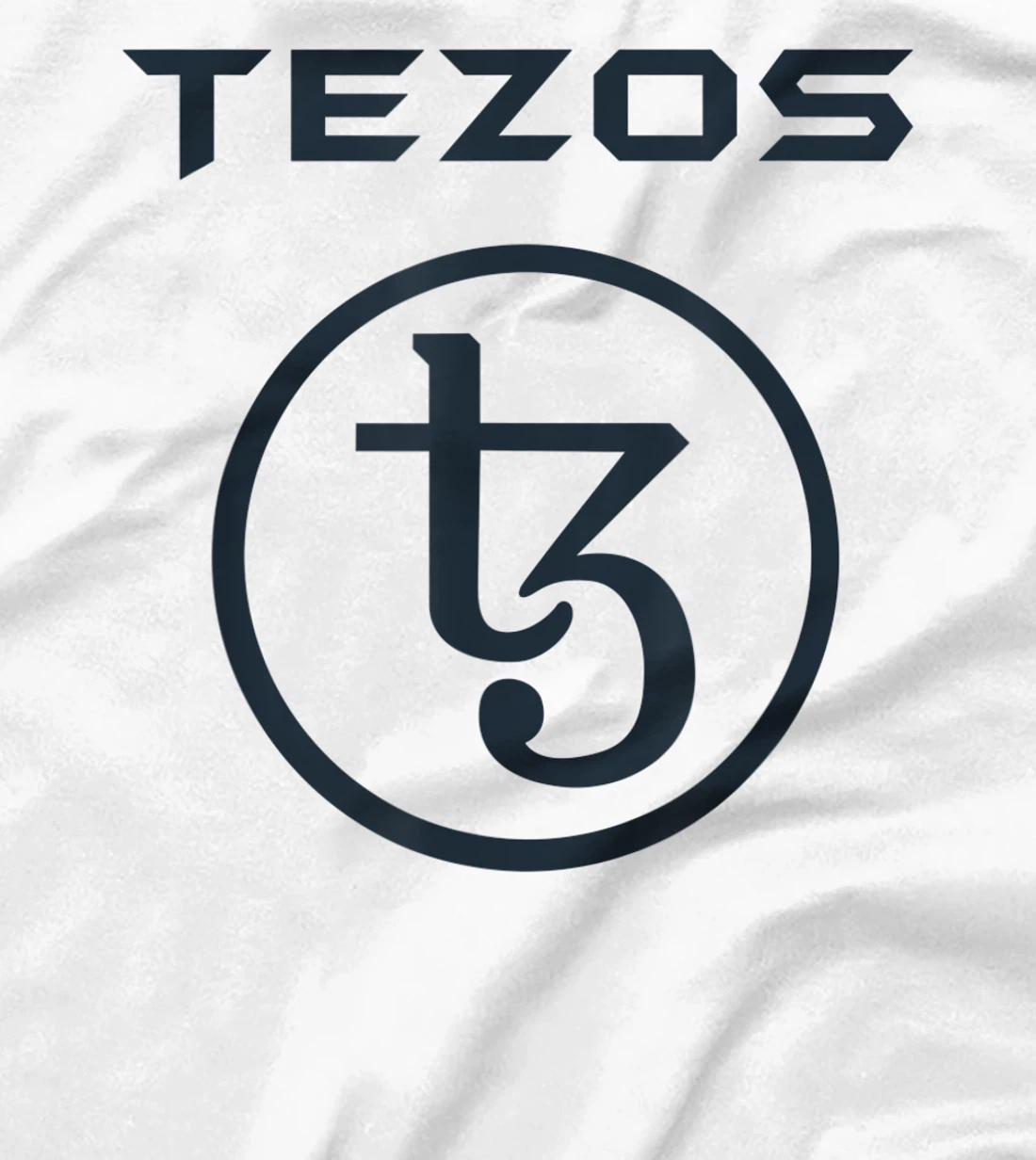 TEZOS XTZ Crypto Token Blockchain HODL distressed Dark logo T-Shirt, Women T-Shirt